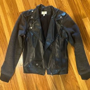 BP mixed media motto jacket